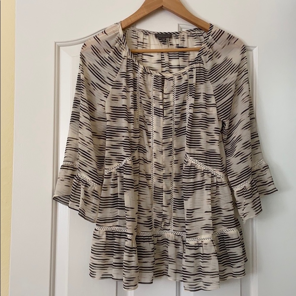 Vince Camuto bell sleeve top